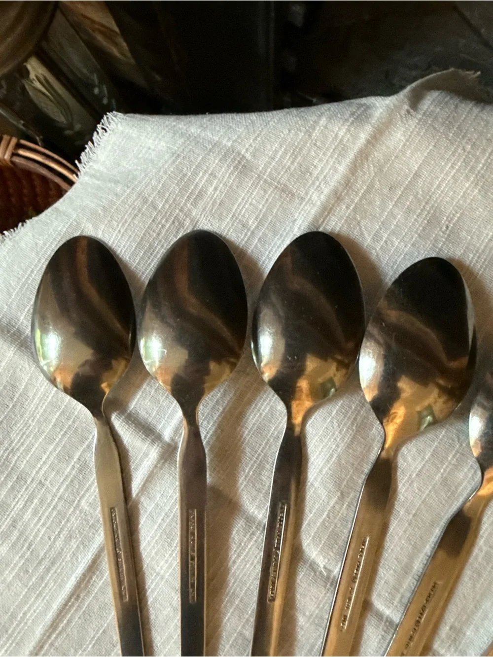 Vintage Oxford Hall Palo Alto Stainless-Steel Tablespoons Set of 10